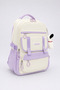 Purple Korean Style School Bag with Accessories Elementary School - Middle School - High School - 6