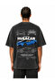 Car Drawing Printed Washable Relaxed Fit Unisex T-Shirt - 3