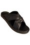 10508 Osella Genuine Leather Anatomical and Comfort Sole Premium Slippers with Cross Straps - 2