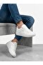 Men's White Orthopedic Sole Casual Sneaker Walking Shoes - 2