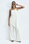 Textured pull-on trousers