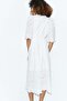 Broderie-anglaise cotton shirt dress - 4