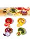 4-piece silicone fruit storage box, food storage box, reusable snack container for vegetables and snacks.
