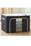 Fabric storage box, foldable storage box, wardrobe storage box - 24L (40*30*20CM), 2-pack - 4