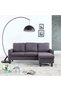 4-pack adjustable 2-inch furniture legs, aluminum sofa legs, DIY furniture legs, replacement legs for TV cabinets, ottomans, sofas, cabinets, etc.... - 3