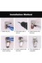 Furniture locks - 10 pieces 47mm lever latches with 40 screws, Lap latches, Spring latches for windows, furniture, drawers, cabinets, tool cabinets - 3