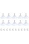 10 replacement suction cup rubber pads for glass tables, with M6 screws - 3
