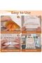 2-pack 13x17 inch reusable beeswax bread bags XL linen food storage bags, suitable for sourdough bread and homemade bread, freeze-safe, eco-friendly. - 3