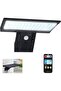 Solar-Powered Outdoor Light - Motion Sensor - Black