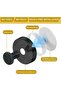 A 4 suction cup bathroom hooks, 5 kg capacity, reusable, no drilling required, wall hooks, sturdy multi - functional hooks, for hanging bathrobes,... - 3