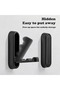 Folding wall hook/clothes hanger, sturdy structure, strong load-bearing capacity, easy installation, 90-degree rotating joint. - 2
