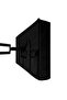 Waterproof outdoor protective case for 65-70 inch TVs, with remote control pocket and bottom cover.