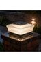 2-Pack Waterproof Solar Pillar Cap Lights for Gardens & Courtyards (Warm Light) - 3
