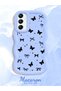 Samsung Galaxy A24 Compatible Thin Butterfly Bow Printed Soft Structure Daily Use Phone Case