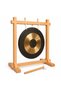 Antique Gong with Wooden Stand & Mallet | Traditional Meditation Gong for Sound Healing, Yoga, Feng Shui, School Assemblies - 2
