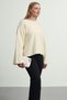 Women's Sparkly Furry Soft Tube Sleeve Oversized Knitwear Sweater Glc16235 - 4