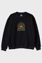 سترة رياضية سوداء برقبة دائرية من Radiate Positivity