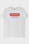 I Disagree Printed Humorous White T-Shirt