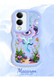 Vivo Y19 5G/19S 5G/Y19E Compatible Colored Psychedelic Eye Mushroom Drawing Flat Print Case