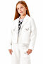 Girl's D Buckle Jacket T-Shirt Double Set 1903