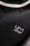 Black Crew Neck Basic Blouse - 3