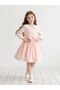 Nostalgic Collar Detailed Bowknot Girls' Dress