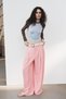 Allbucks Za - Ra Wide Leg Fabric Trousers with Pockets Abzra00024