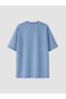 Peak New Season Blue Crew Neck Printed Boys' T-Shirt - 4