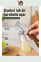 Professional Multi-Purpose Vegetable Peeler |   Julienne Cutter, Fruit Peeler, and Lid Opener - 4