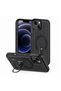 Apple iPhone 15 Compatible Case Coolring M-Safe Silicone Case Black