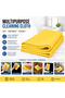 Synthetic Chamois Cleaning Cloth, 43 x 32 cm Premium Synthetic Shammy Towel, Highly Absorbent Lint-Free Reusable Drying Cloth for Cars, Glass, Kitchen, Furniture & Home Cleaning - 2