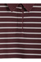 Rmz Gi̇yi̇m Farkiyla Devrik Roba Collar Striped Women's Sweatshirt Tunic - 8
