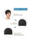 9-Piece Solid Color Women Chemotherapy Cap Set Elastic Headband Pre-Tied Headscarf Woolen Hat Specially Designed for Women Hair Loss - 4
