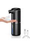 350ml Wall-Mounted Automatic Touchless Foaming Soap Dispenser (USB-C Rechargeable, Black)