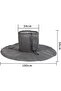 Winter Protection Cover Wrap for Palm Tree Roots - Double Insulation Cold Weather Guard for Trunks Up to 35cm (Ø100cm) - 2