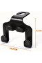 2-in-1 Universal Black Car Rear Seat Headrest Hooks, Can Also Be Used as Phone Holders (Pack of 2) - 2