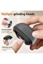 Electric Automatic 3-in-1 Nail Clippers with Magnetic Cover - USB Rechargeable Smart Trimmer - White - 3