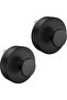 Suitable for Suction Hooks 2 Pieces Wall Suction Cup Waterproof ABS Removable Reusable Black