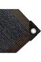 Black Sun Protection Net (2x6m) - 70% Shade Percentage UV-Resistant Plant & Greenhouse Mesh Cover with Eyelets
