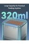 Automatic fish feeder - 320 ml - with timer - suitable for pellets and powdered food - suitable for aquariums and ponds - food easy to measure and add - 4