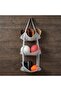 Two-piece grey three-tier backdoor ball toy storage basket, suitable for gym, garage and school - 6