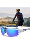 Men's and women's outdoor sports sunglasses, windproof, for cycling, running, skiing, fishing, UV protection, polarized lenses, hiking, rock climbing - 4