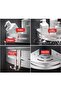 No - drill shower rack - Corner shampoo holder - Self - adhesive soap and shampoo holder - Wall - mounted bathroom storage basket accessory -... - 5