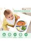 set of two children's plates, with suction cups, made of stainless steel, non-slip, BPA-free - 4