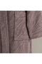 Elora 100% Cotton Hooded Women's Bathrobe Dusty Rose Xl/2Xl - 3