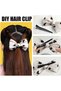 30 pieces of 8.5cm metal hair clips with holes, black hair clips for styling, parting, dyeing, curling, and duckbill hair clips. - 3