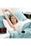 Wireless Vibration Alarm Clock Extra-Loud Volume for Hearing Impairments Deep Sleepers Dual Alarms Dimmable LED Display USB Interface - 5