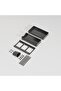 Black Expandable Multi-Layer Standing Spice Rack 36.5x20.5x33.7 cm - 3