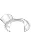 Kitchen blender tilt wheel guard - splash guard - transparent design