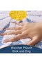 Single shower mat 80x50 cm - Quick-drying floral pattern bath mat - Non-slip shower mat for showers and bathrooms - Light grey with yellow daisies - 7